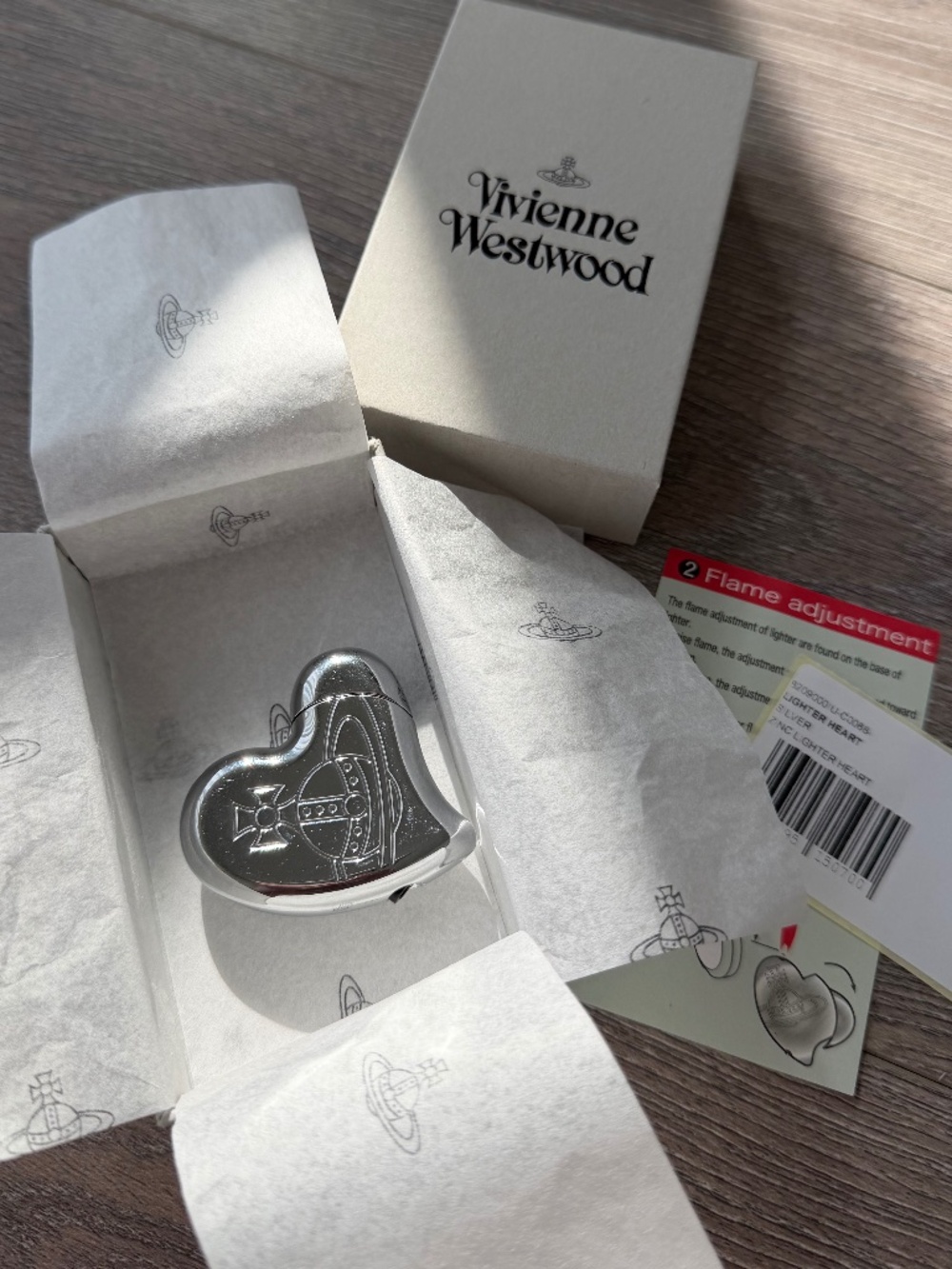Vivienne Westwood Heart Shaped Orb Lighter